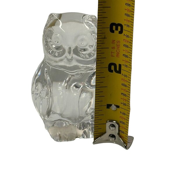 Beautiful PRINCESS HOUSE W Germany Lead Crystal WISE OWL Figurine Paperweight - Picture 8 of 10
